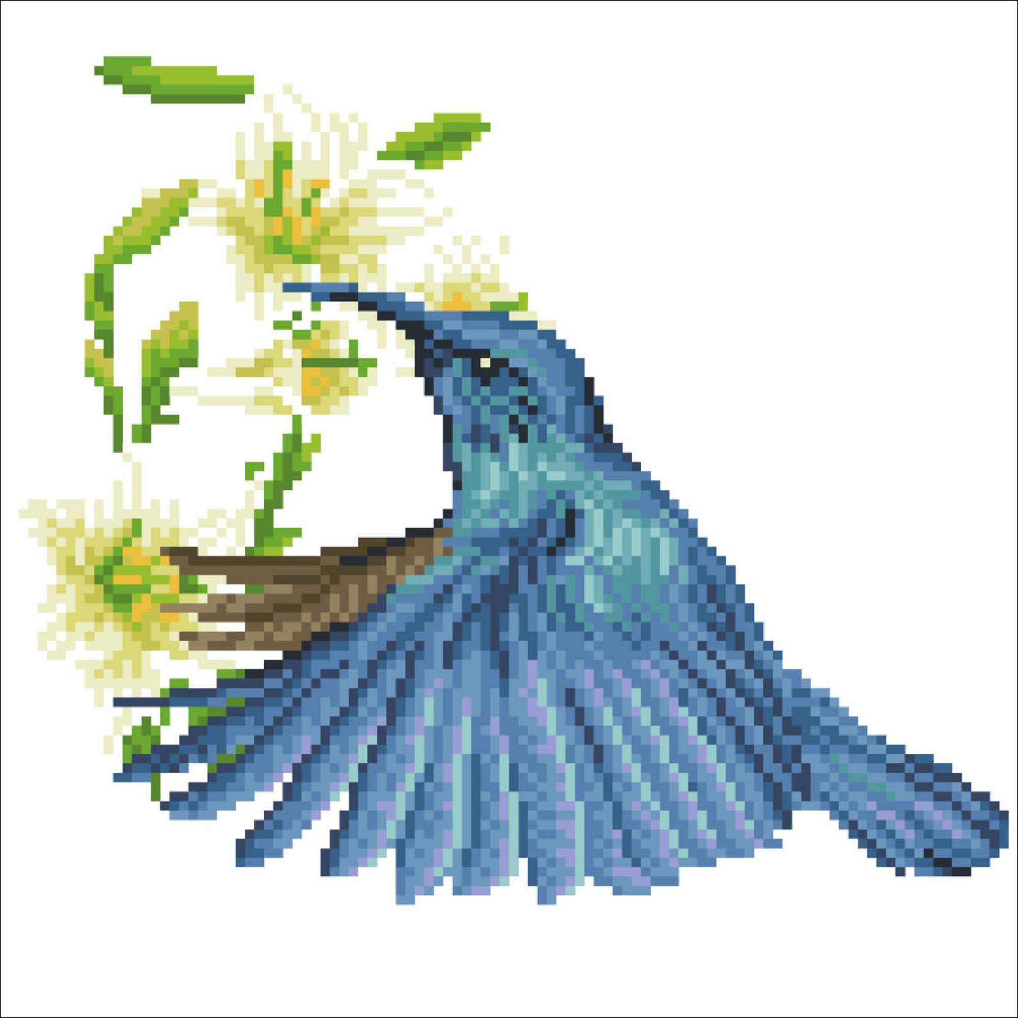 Diamond Dotz® Intermediate Hummingbird Travels Diamond Painting Kit